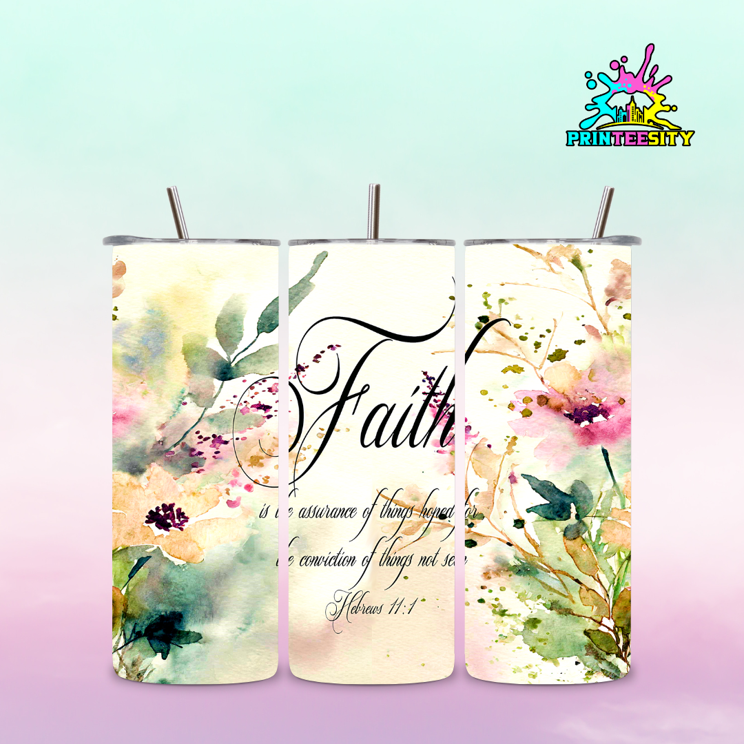 20oz - Faith Tumbler - 1 Pc