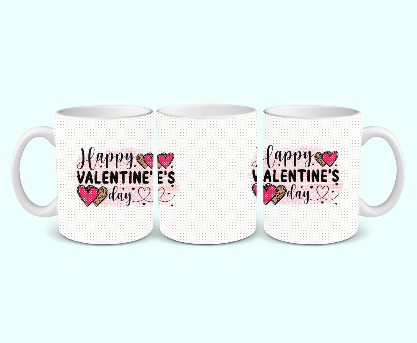 11oz - Happy Valentine Day Mug - 1 Pc