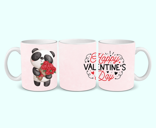 11oz - Valentine's Panda  - 1 Pc