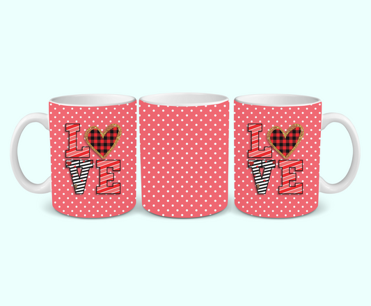 11oz - Valentines Day Love Mug - 1 Pc