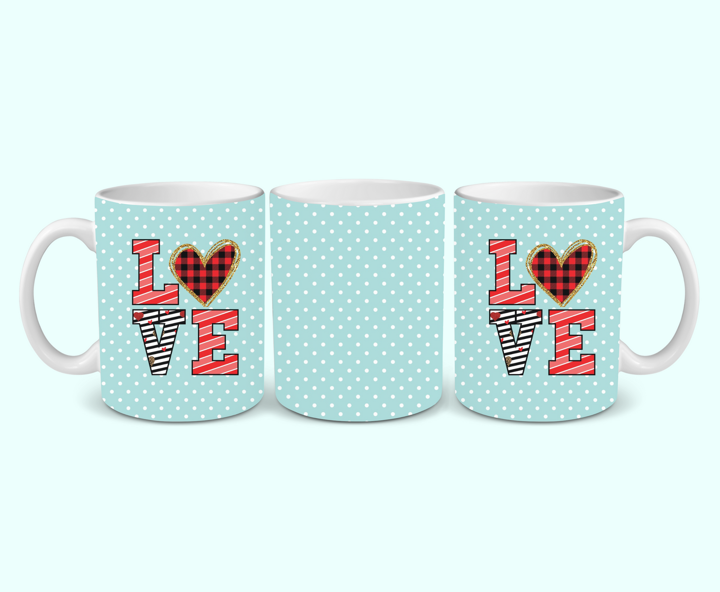 11oz - Valentines Day Love Mug - 1 Pc