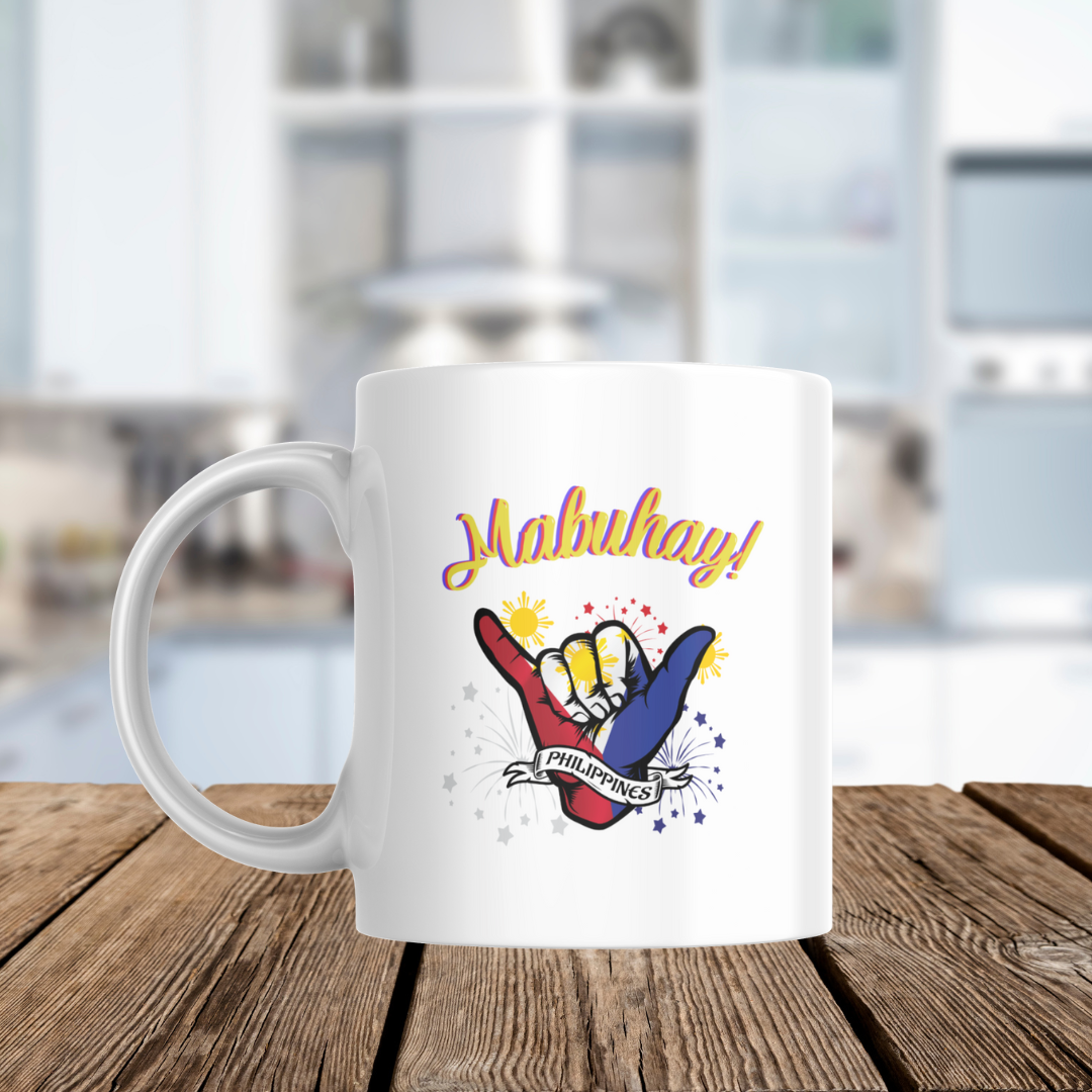 15oz - Mabuhay Philippines Mug - 1 Pc